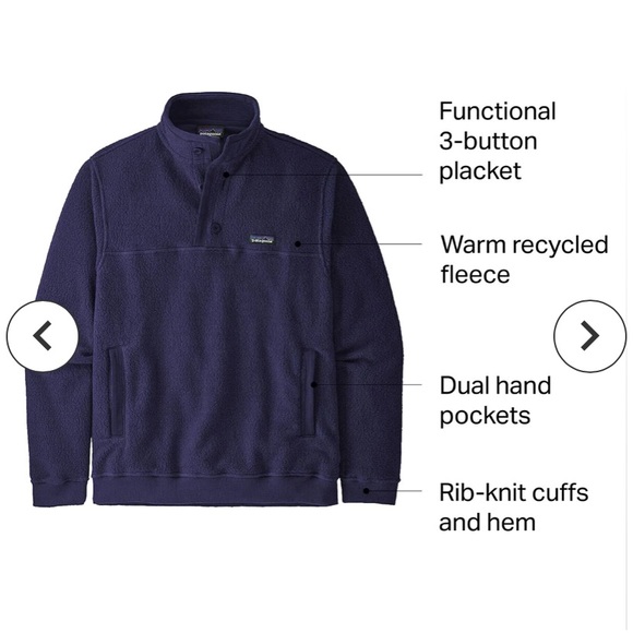 Patagonia Button Pullover Fleece - Picture 1 of 6